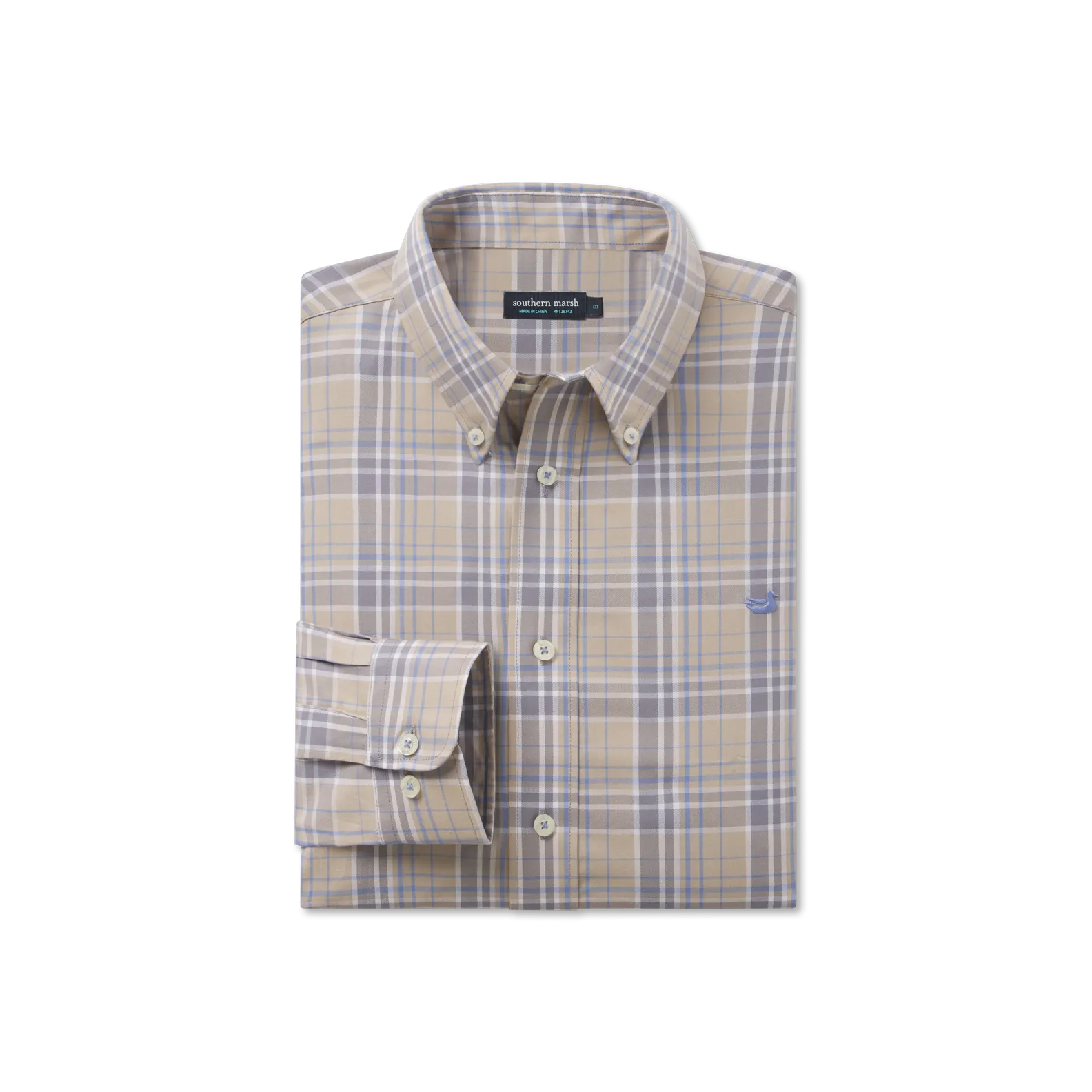 Professional Look Lexington Windowpane Dress Shirt