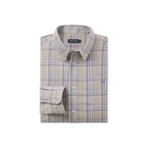 Loose style Lexington Windowpane Dress Shirt