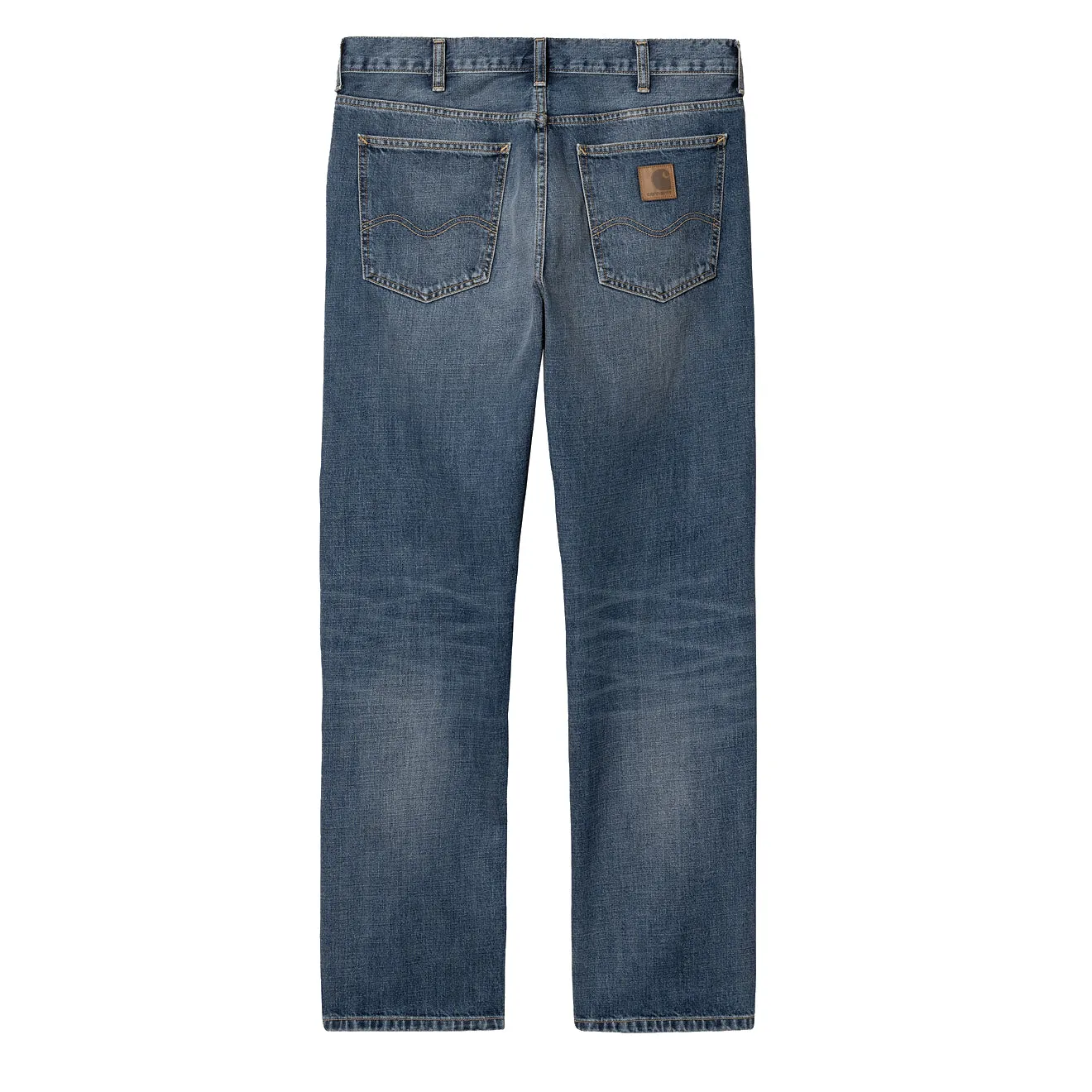 Carhartt WIP Marlow Pant Blue Dark Used Wash Quick Conversion Hem