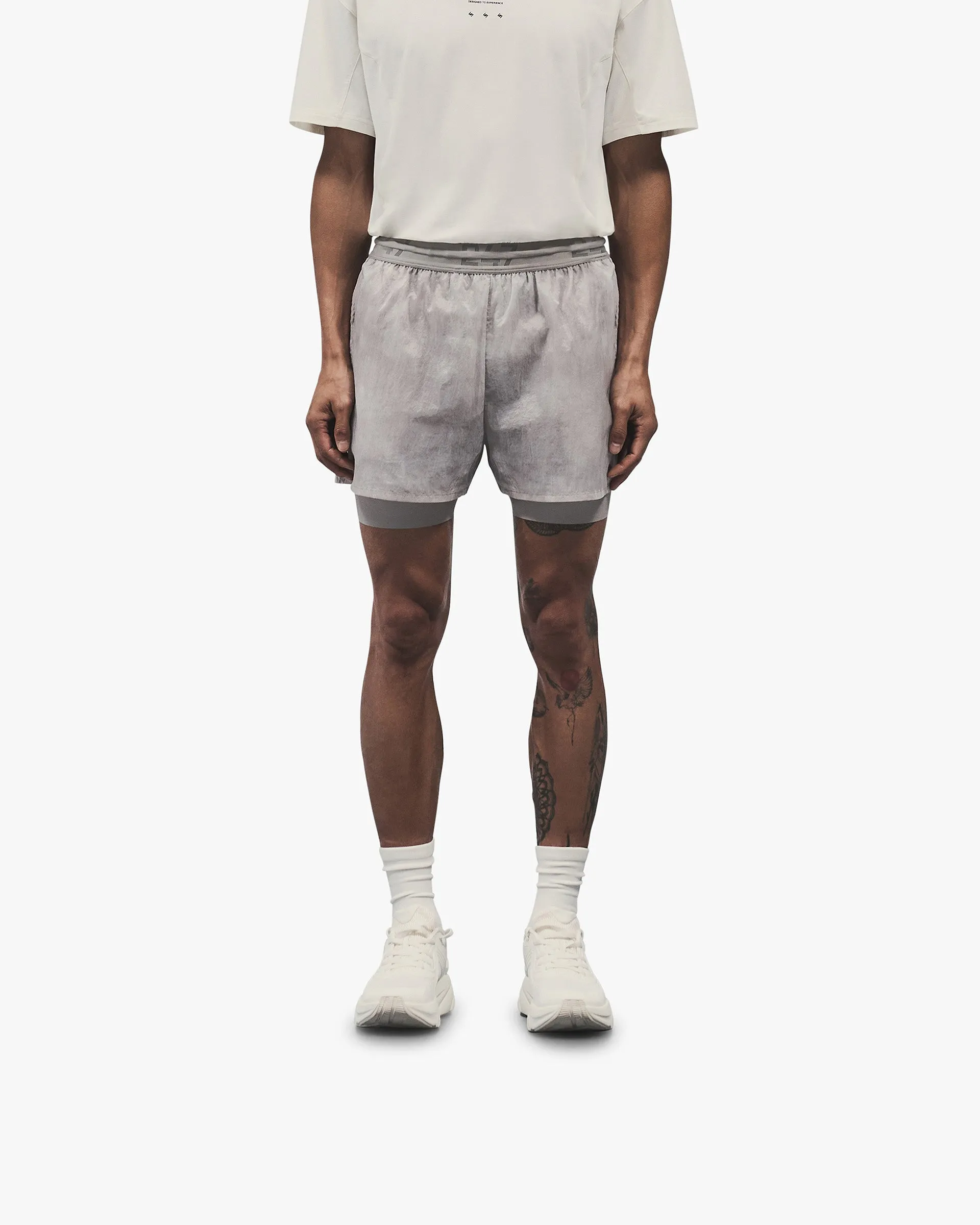 No Cling 247 Trail Shorts - Chalk