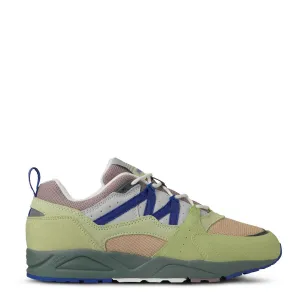 Memory Foam Cushioning Karhu Fusion 2.0 Trainer Shadow Lime / Amparo Blue