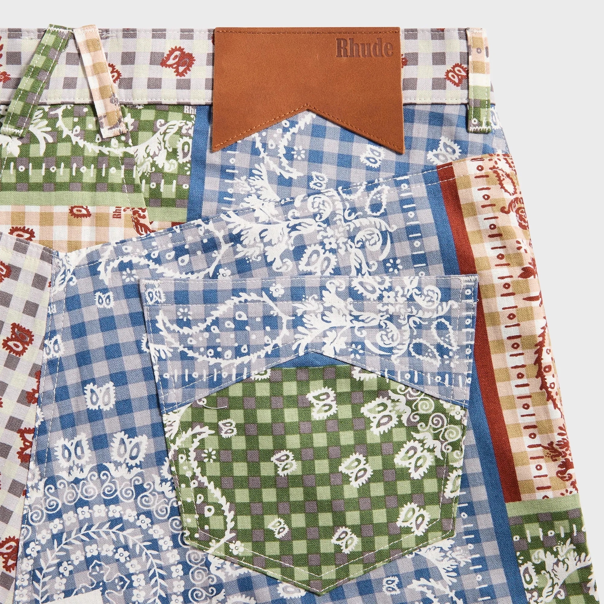 Tailored Fit Rhude Bandana Traxedo Baggy Short - Multi