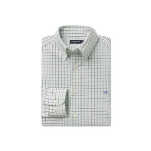 Lindley Tattersall Dress Shirt Clean Edge Trim fade resistant color