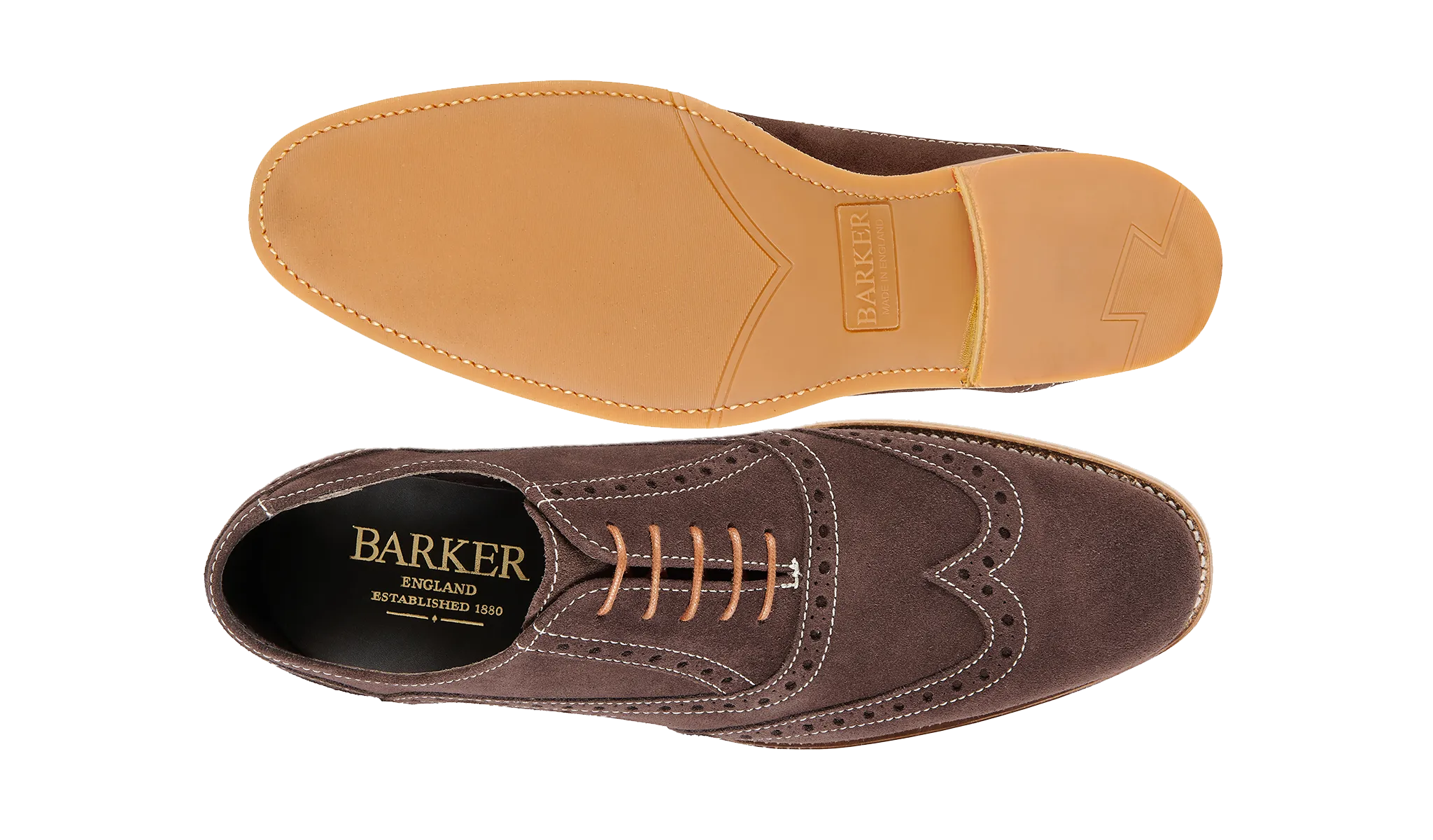 Grant - Chocolate Suede Breathable Lining