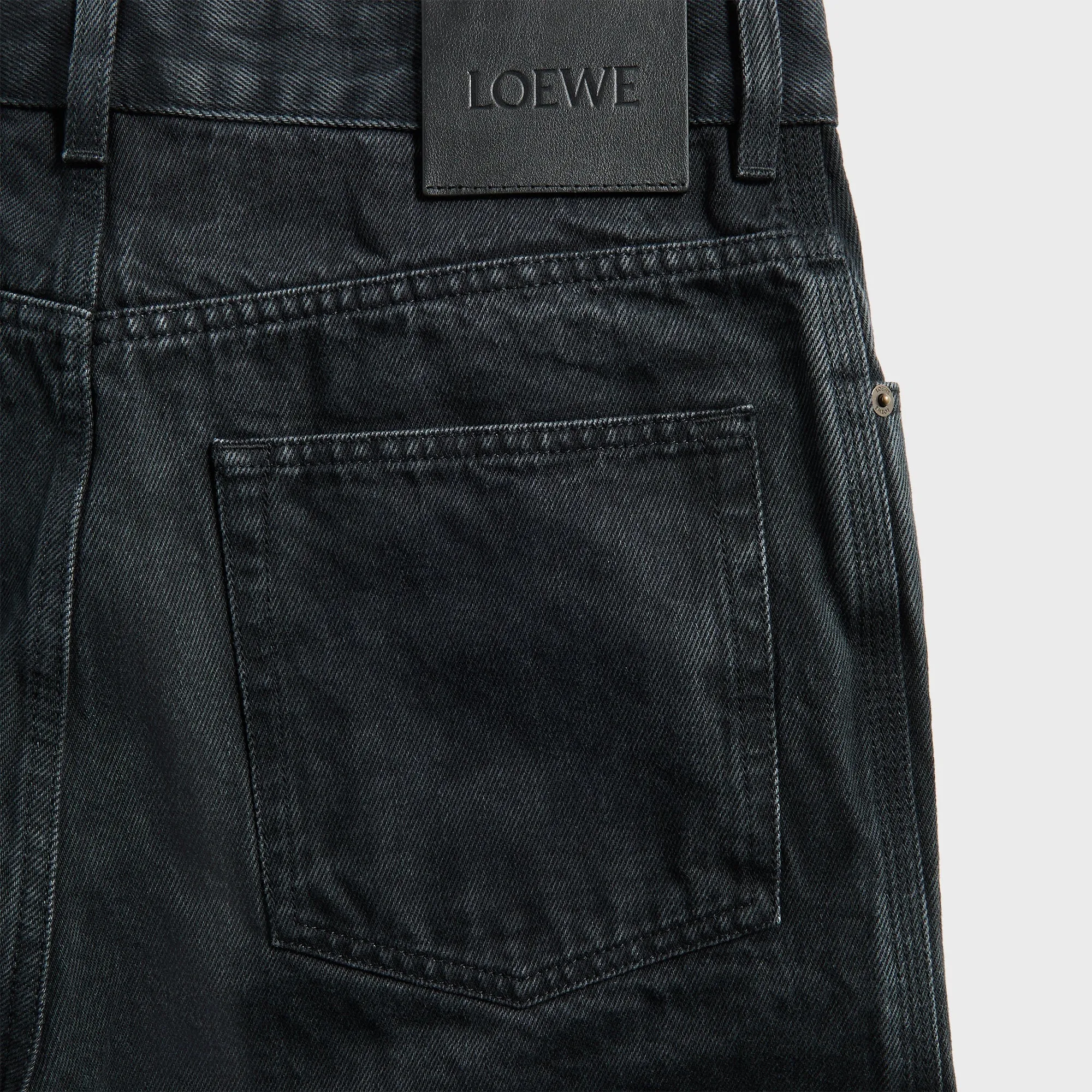 Loewe Anagram Baggy Jeans - Black Sustainable Creative Look Fit and Comfort