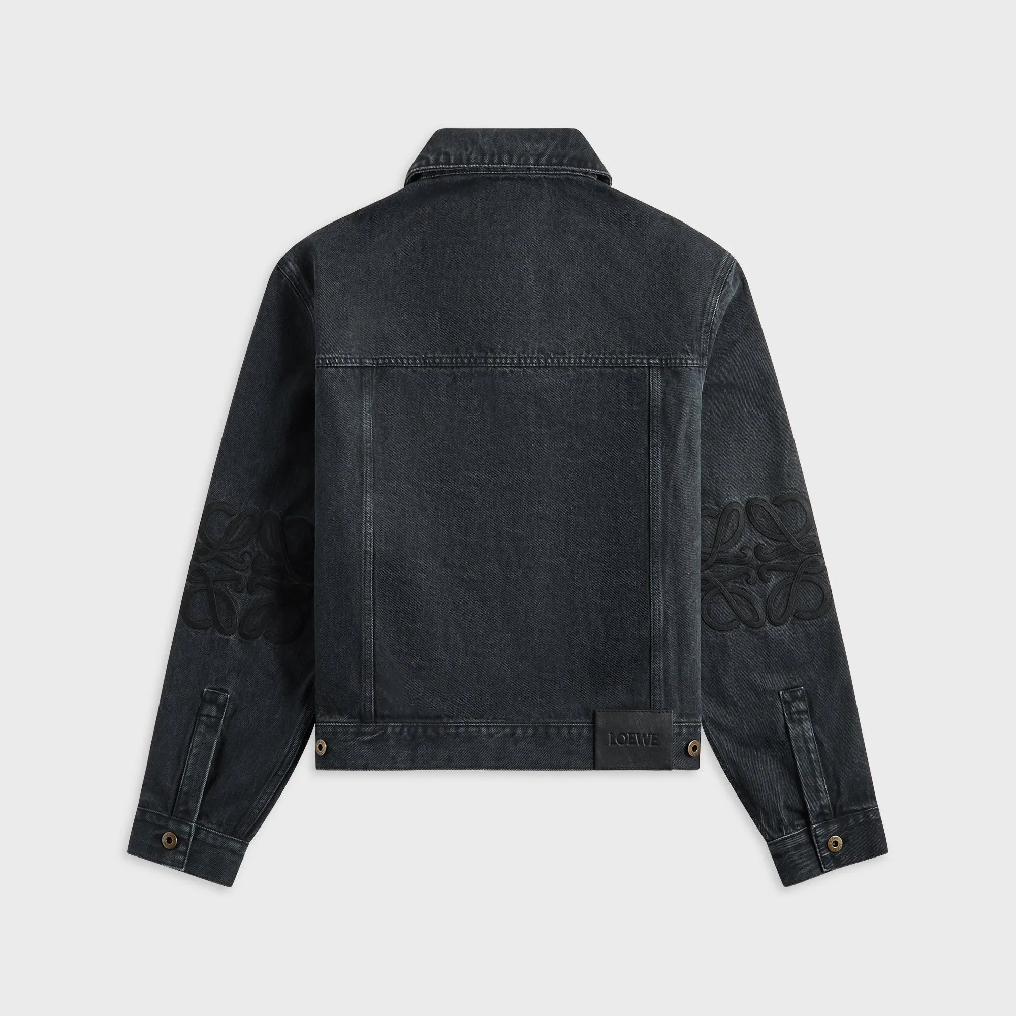 Loewe Anagram Jacket - Black Heavy Duty Zippers TapedZippers