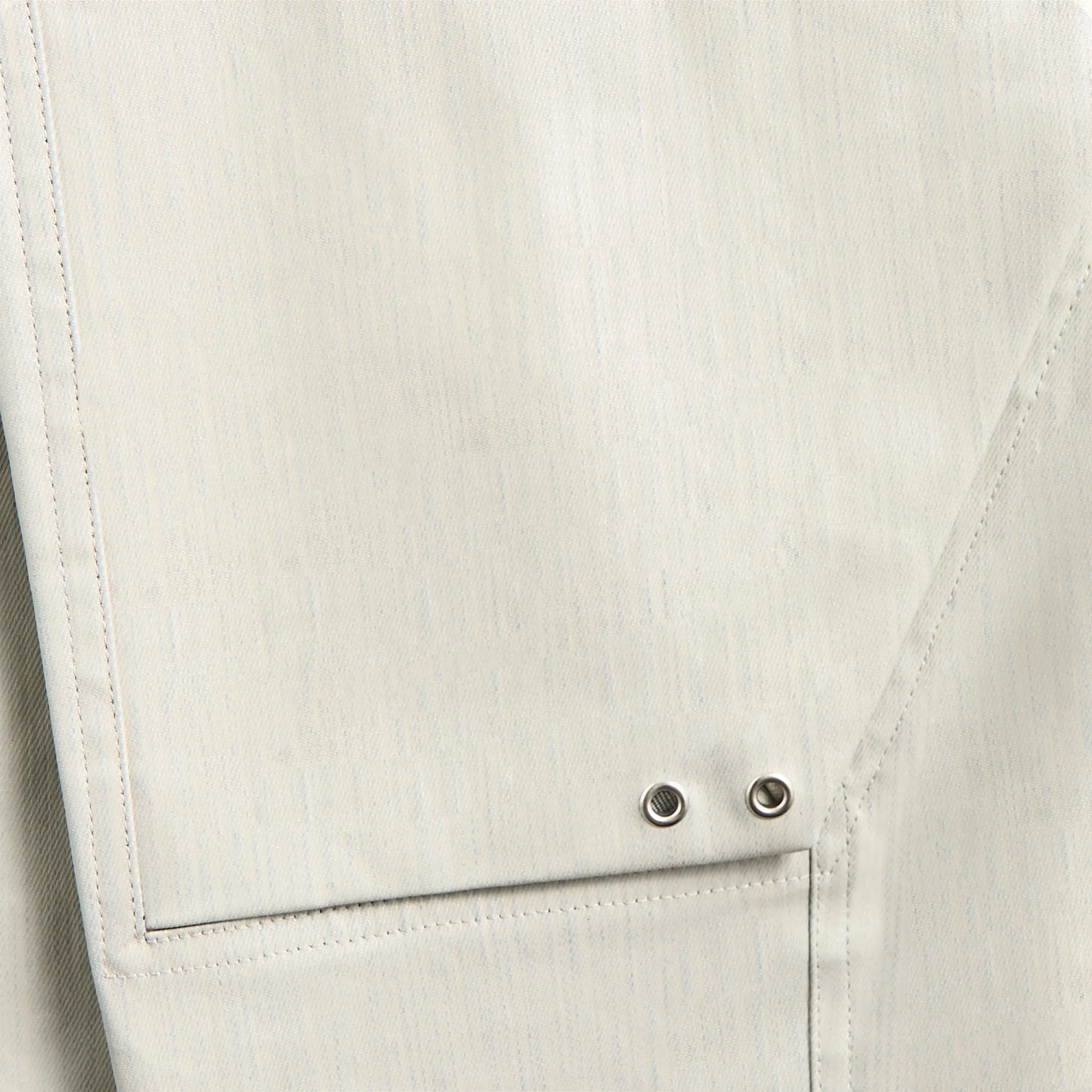 Reinforced Seams Breeze Flow Rick Owens Pantaloni In Denim Cargo Pods - Dinge