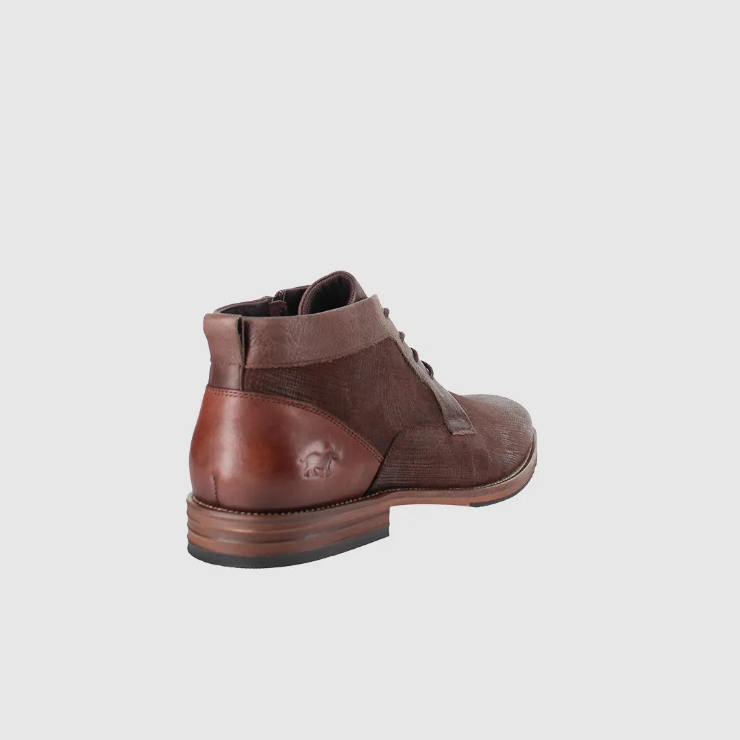 Seamless Comfort Rural Traveler Warm And Comfortable Tailor Lace Up Boots Coffee