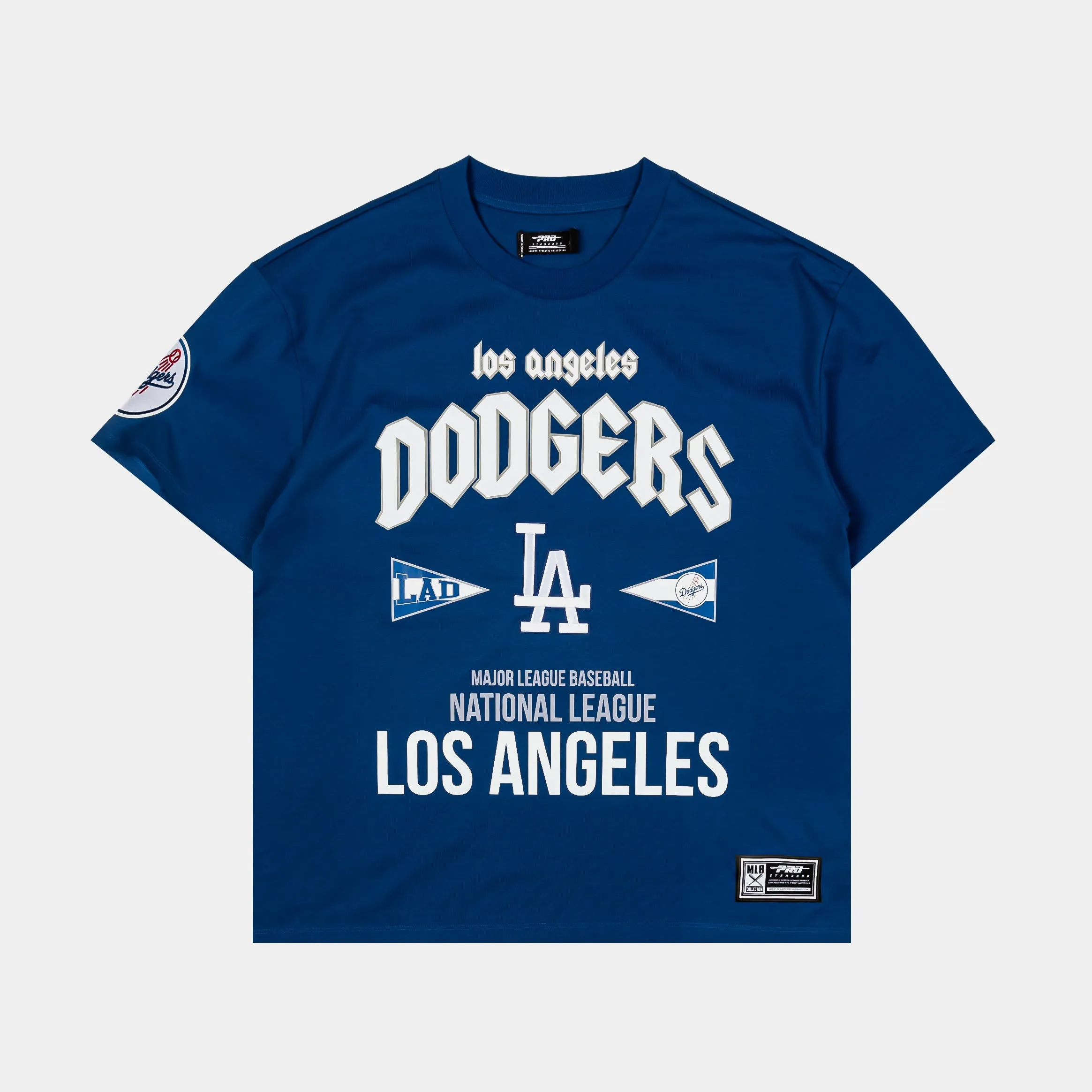 Holiday Style Trend Los Angeles Dodgers City Tour Drop Shoulder Mens Short Sleeve Shirt (Blue)