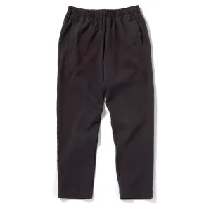 Jackman Dotsume Peg-Top Pants Sumikuro (Ink Black) Side slits Classic Comfort