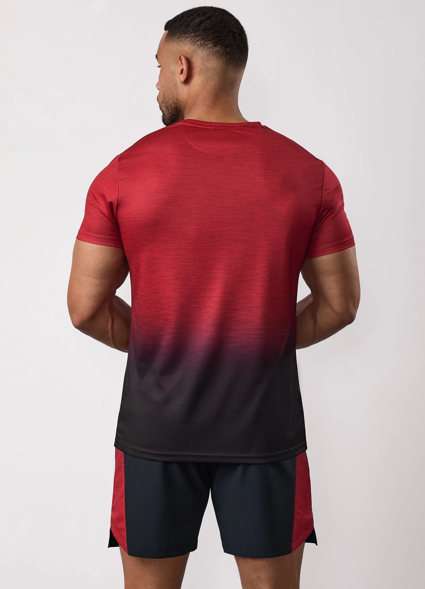 Gym King Ombre Space Dye Tee - Salsa Holiday Casual Autumn coziness