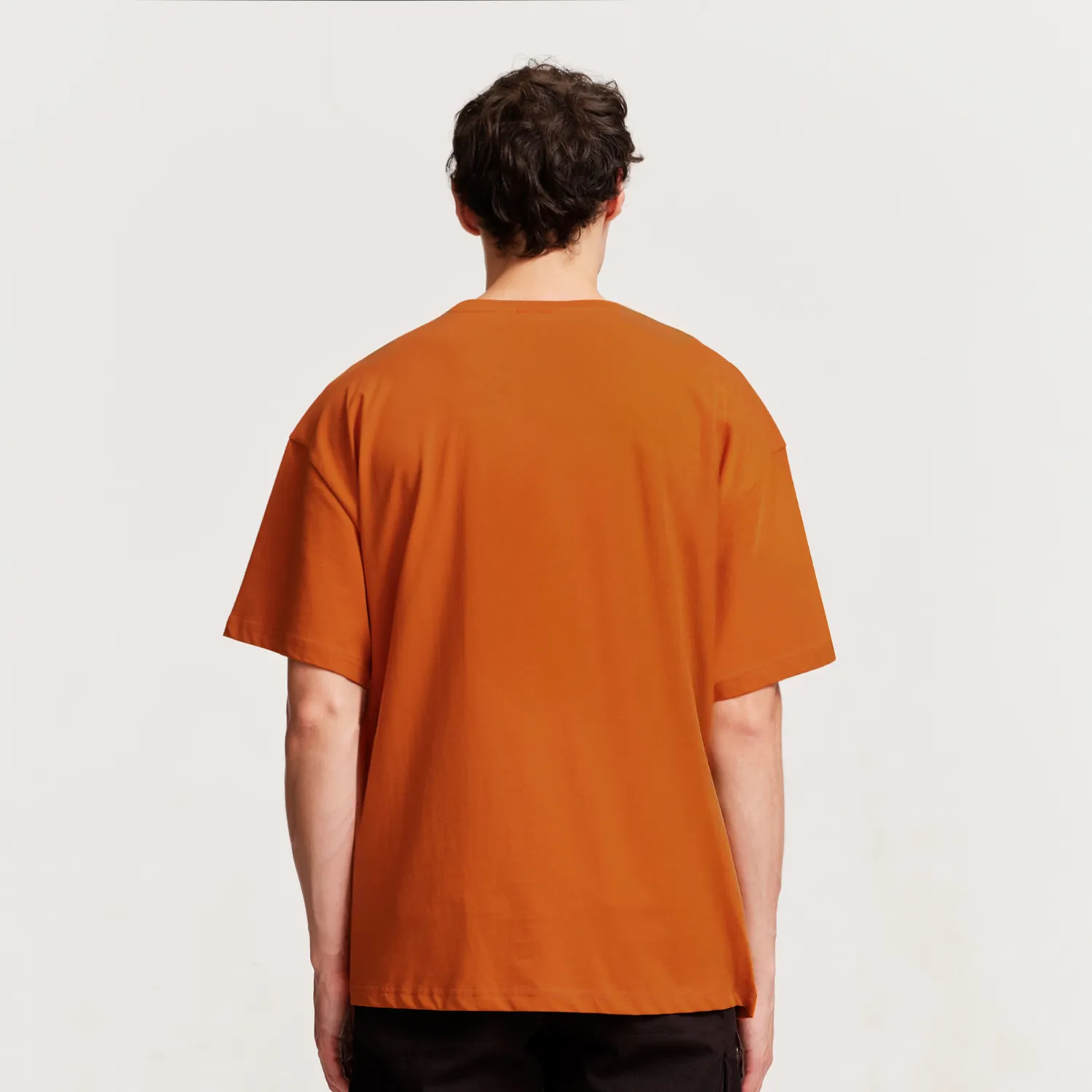 spandex blend Skin Friendly Lining Magna Os T-Shirt Rust