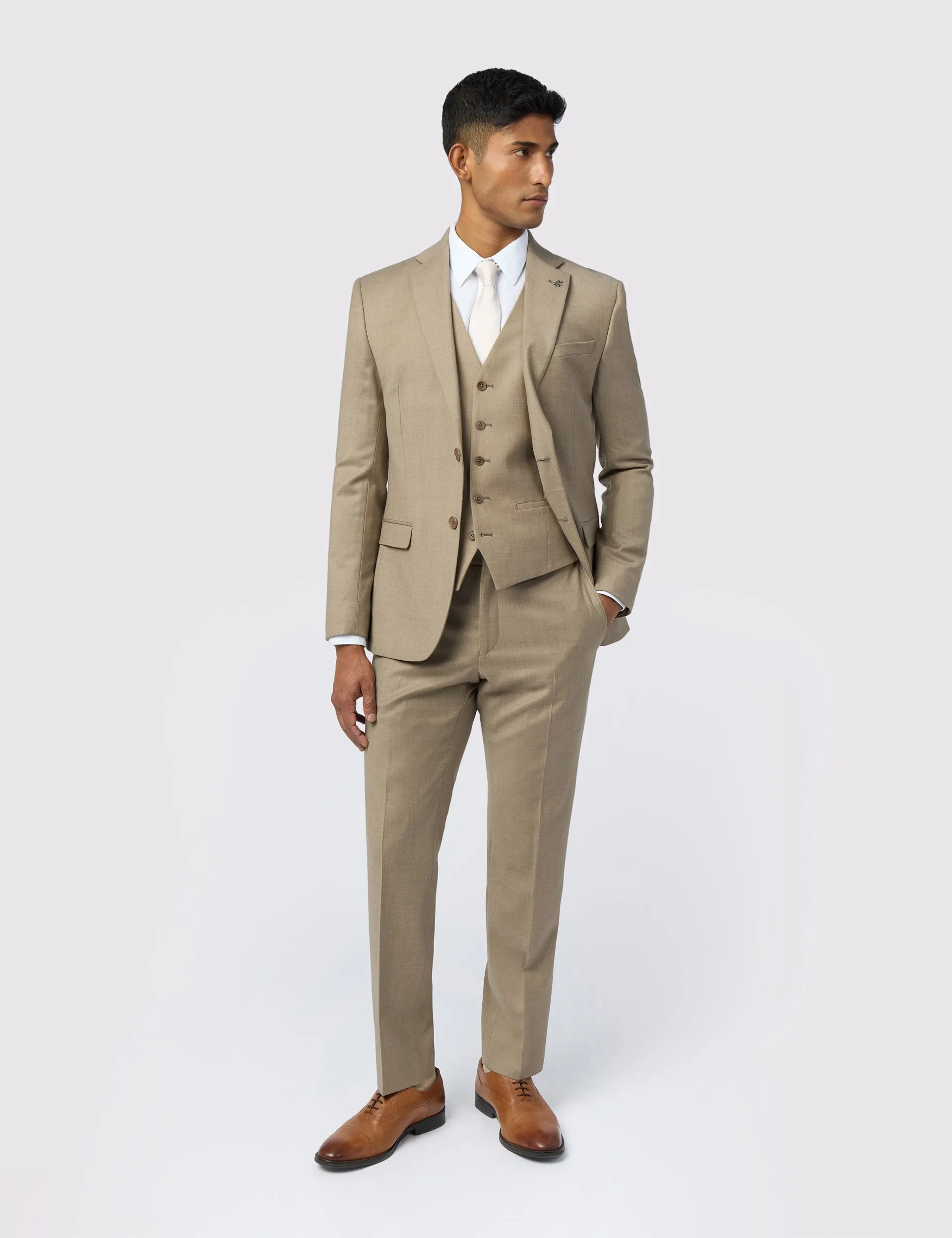 LARKINJ | TAUPE Stitched Look