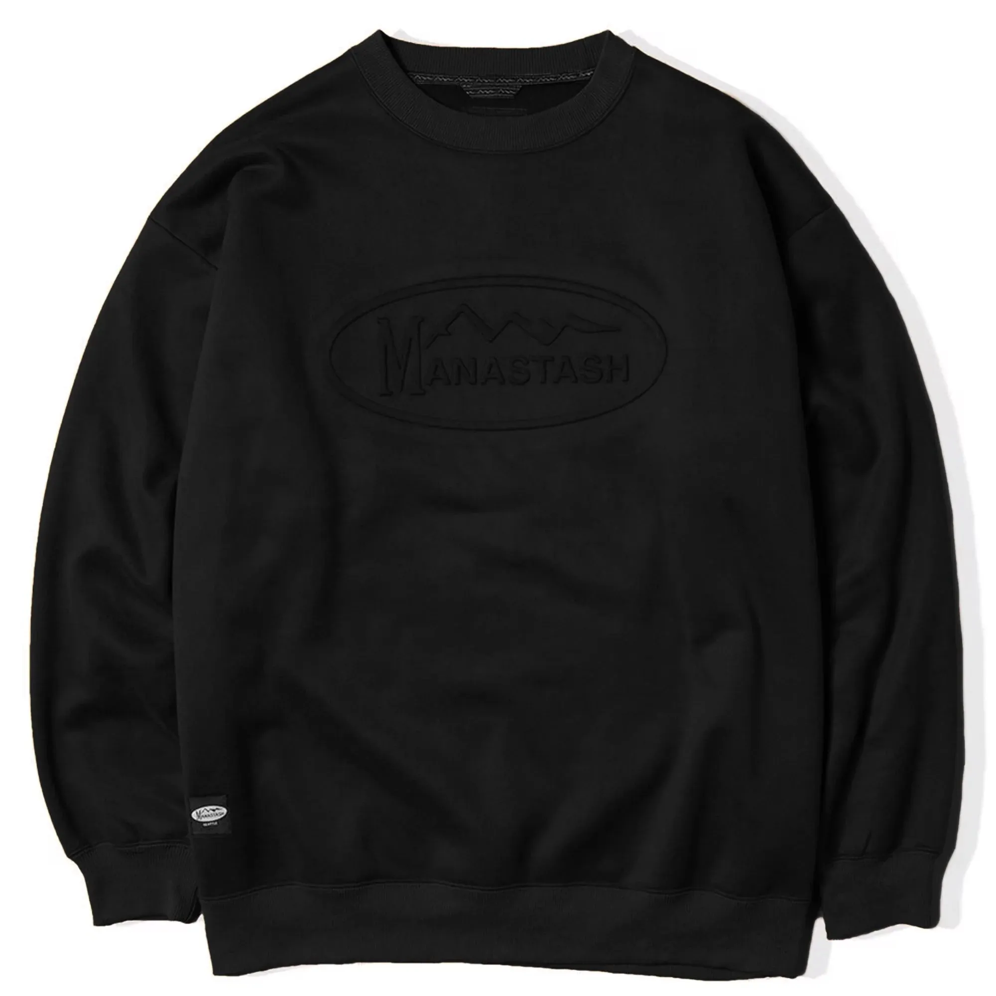 Neutral palette product matte sophistication Manastash Lodge Crew Sweat - Black