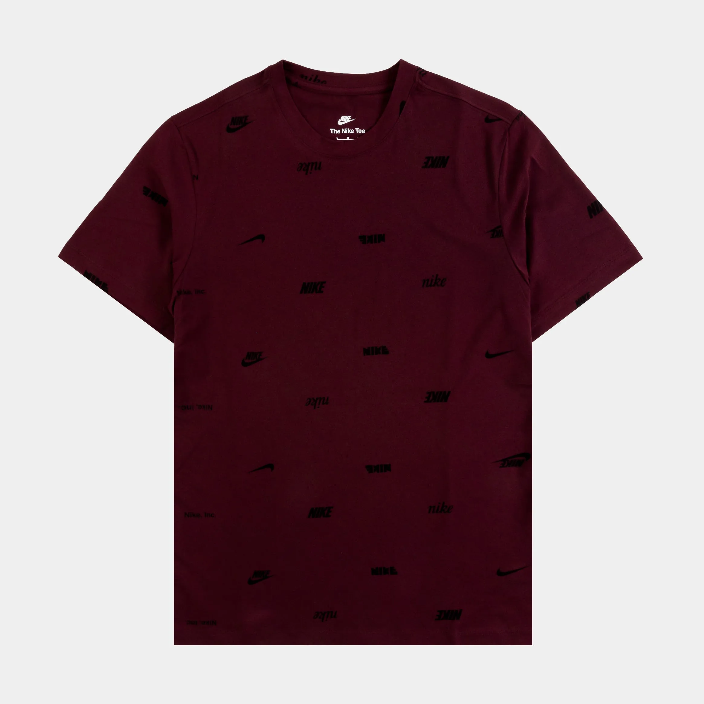 NSW Club  AOP Mens Short Sleeve Shirt (Maroon) FunctionalPockets Comfy Apparel
