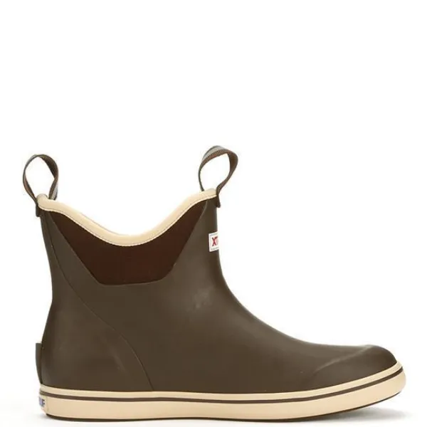 Men's 6" Ankle Deck Boot High   Performance High Traction Rough Terrain