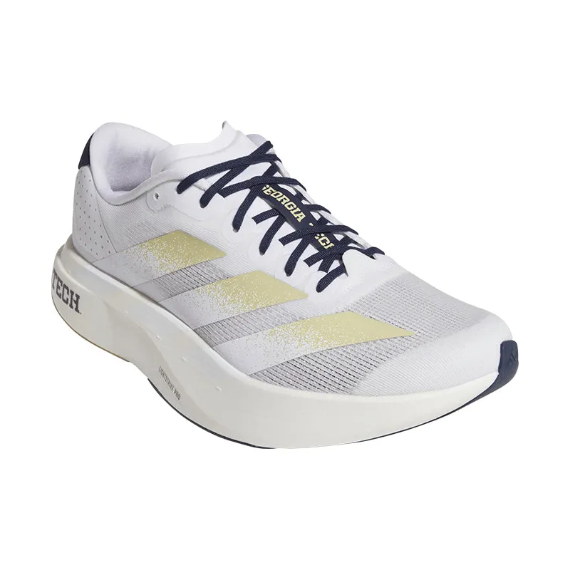 Men's Adizero EVO SL Georgia Tech White/Gold/Navy padded collar shoes