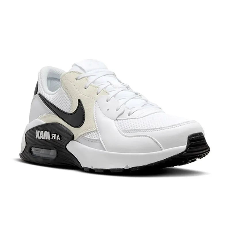 Men's Air Max Excee White/Black/Pure Platinum Shear Reduction Technology high - traction sole