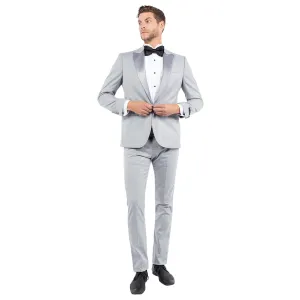 Men's Tailored-Fit Suits Separates Tuxedo Jacket w/ Peak Lapel Anti Static Treatment Transitional Wear