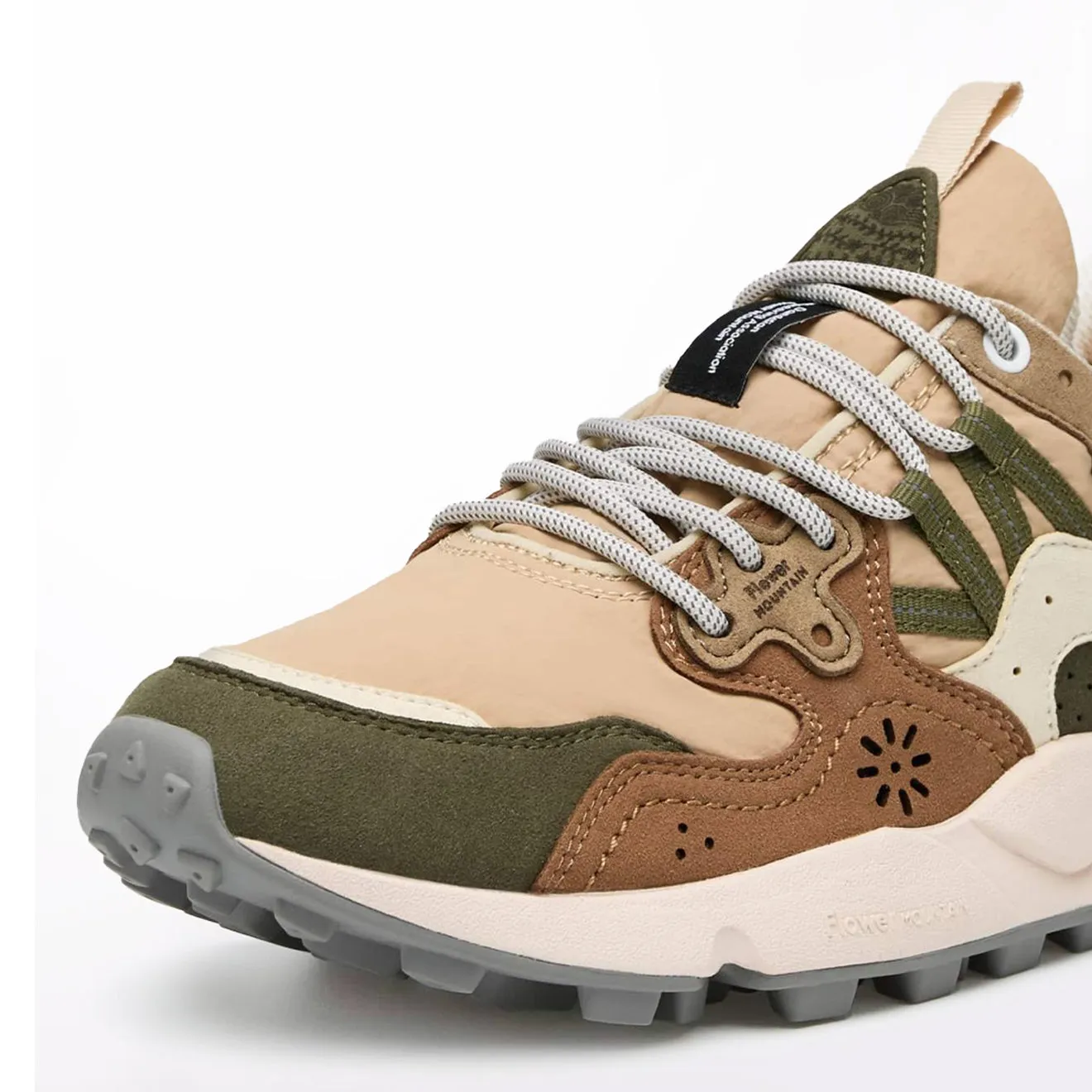 Work Life Flower Mountain Yamano 3 Kaiso Trainer Dark Grey / Sand
