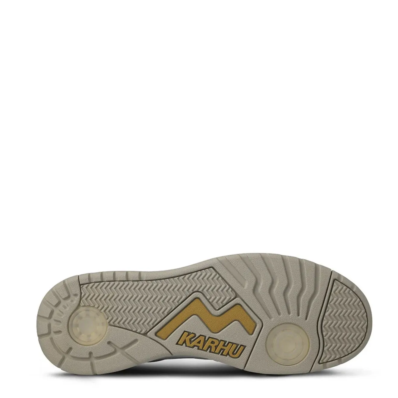 Karhu Fusion XT Trainer Blanc de Blanc / Vintage Khaki Minimalist Aesthetic Design Cushioning Pods