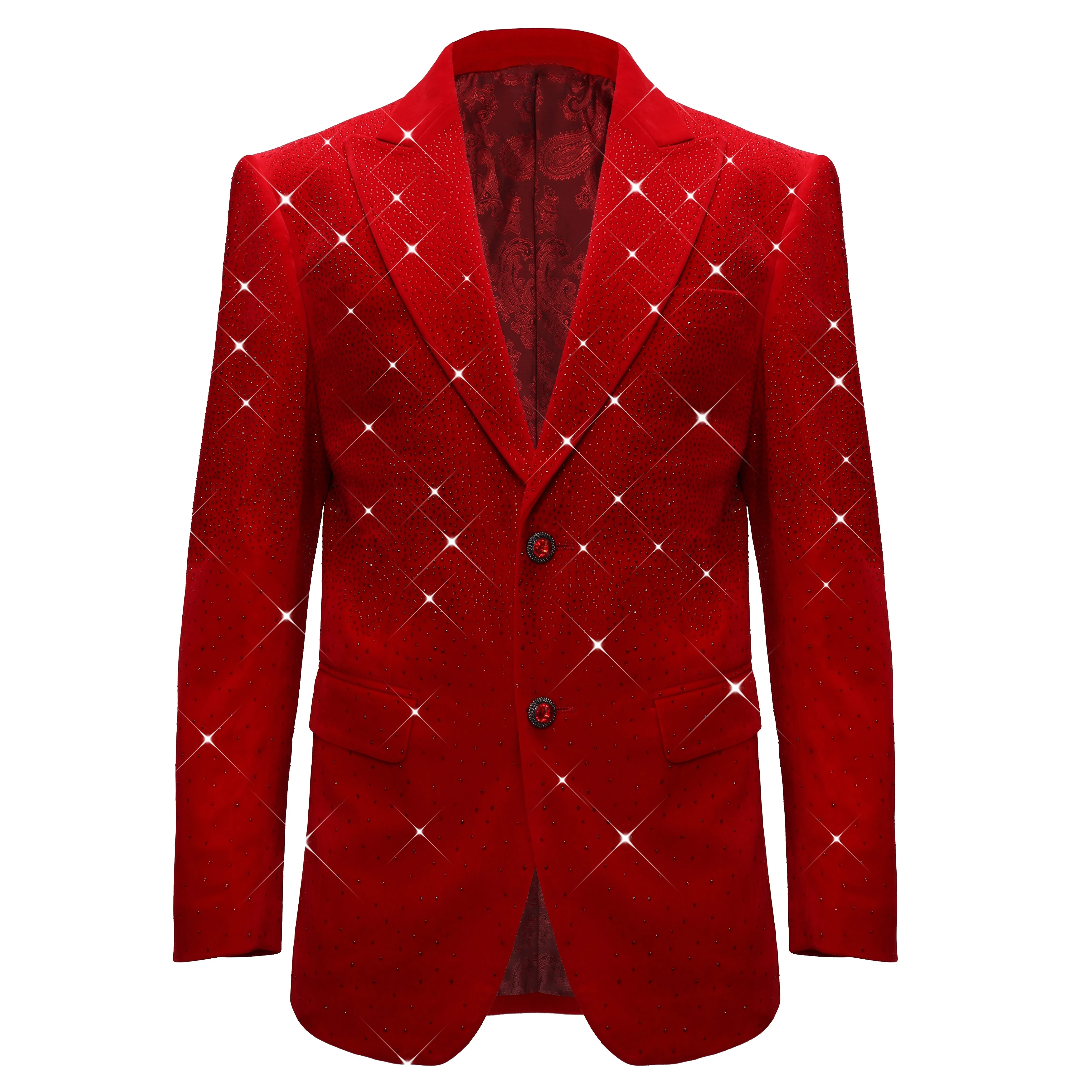 Midnight Star Blazer RED/RED Non Restrictive Cut Temperature Regulating