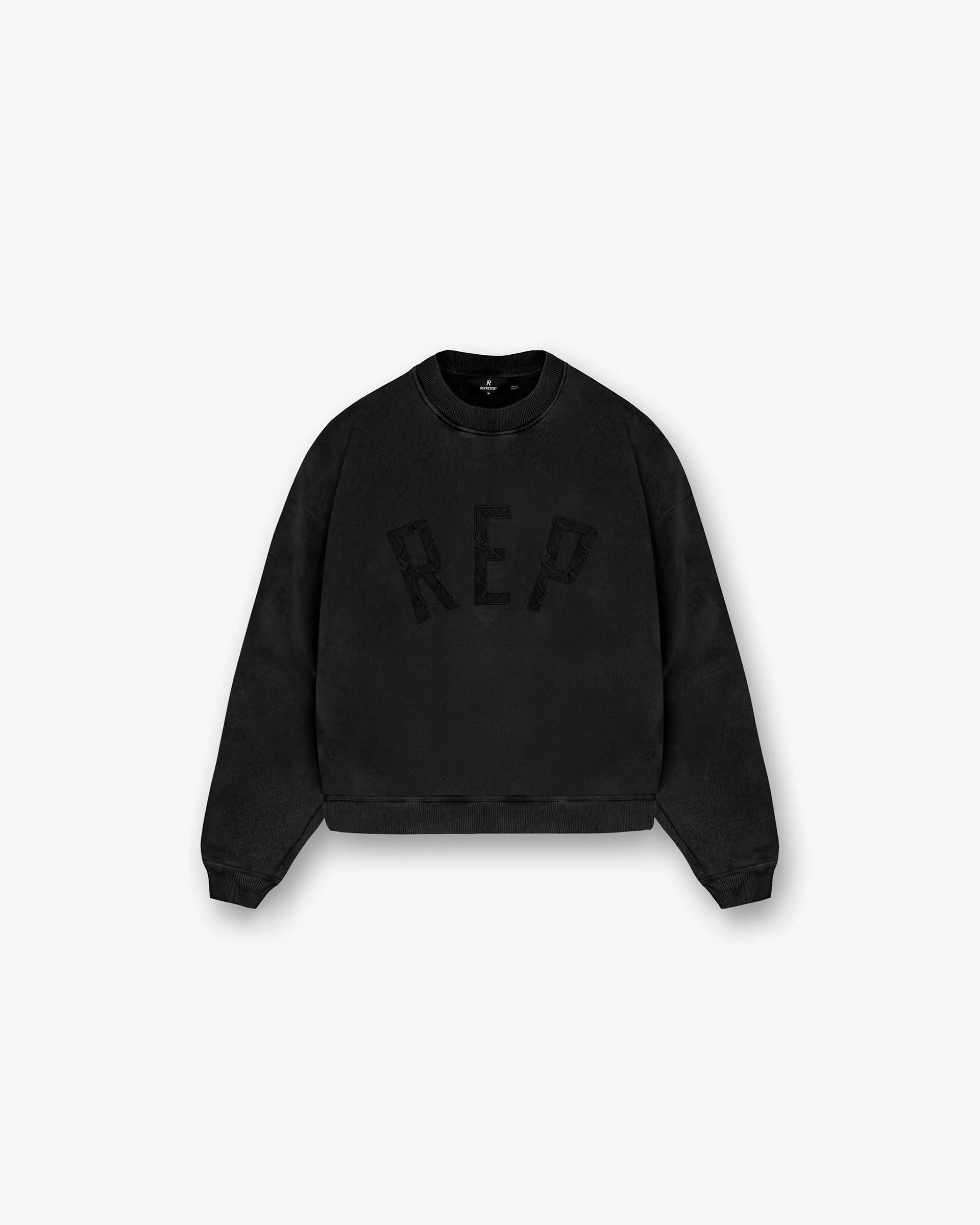 Rep Applique Sweater - Off Black product value for money