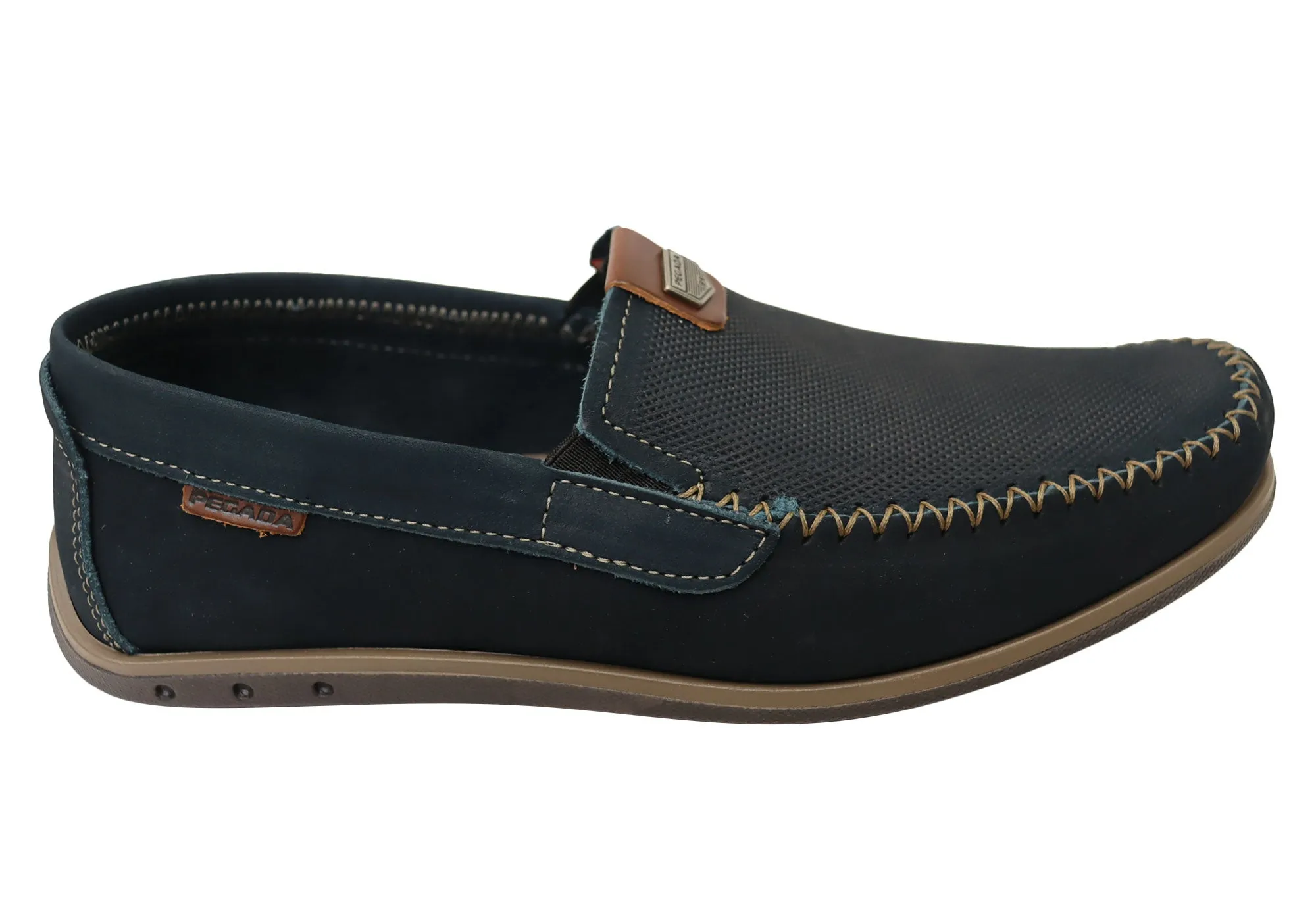 Versatile Fit Effortless Walk Pegada Oscar Mens Comfortable Leather Loafers Shoes Made In Brazil