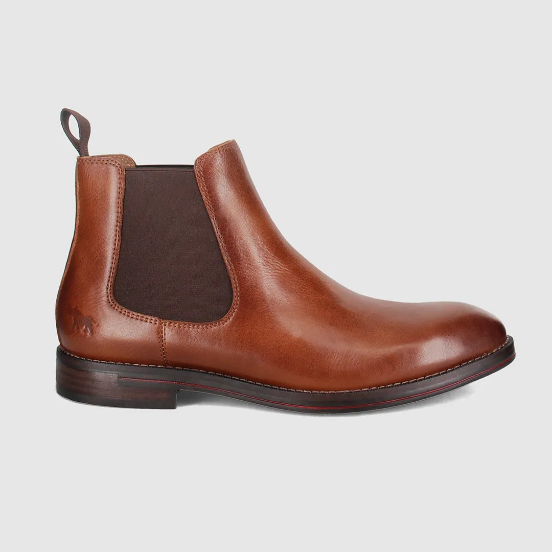 Slip Resistant Stylish Explorer Winner Chelsea Boots Whiskey
