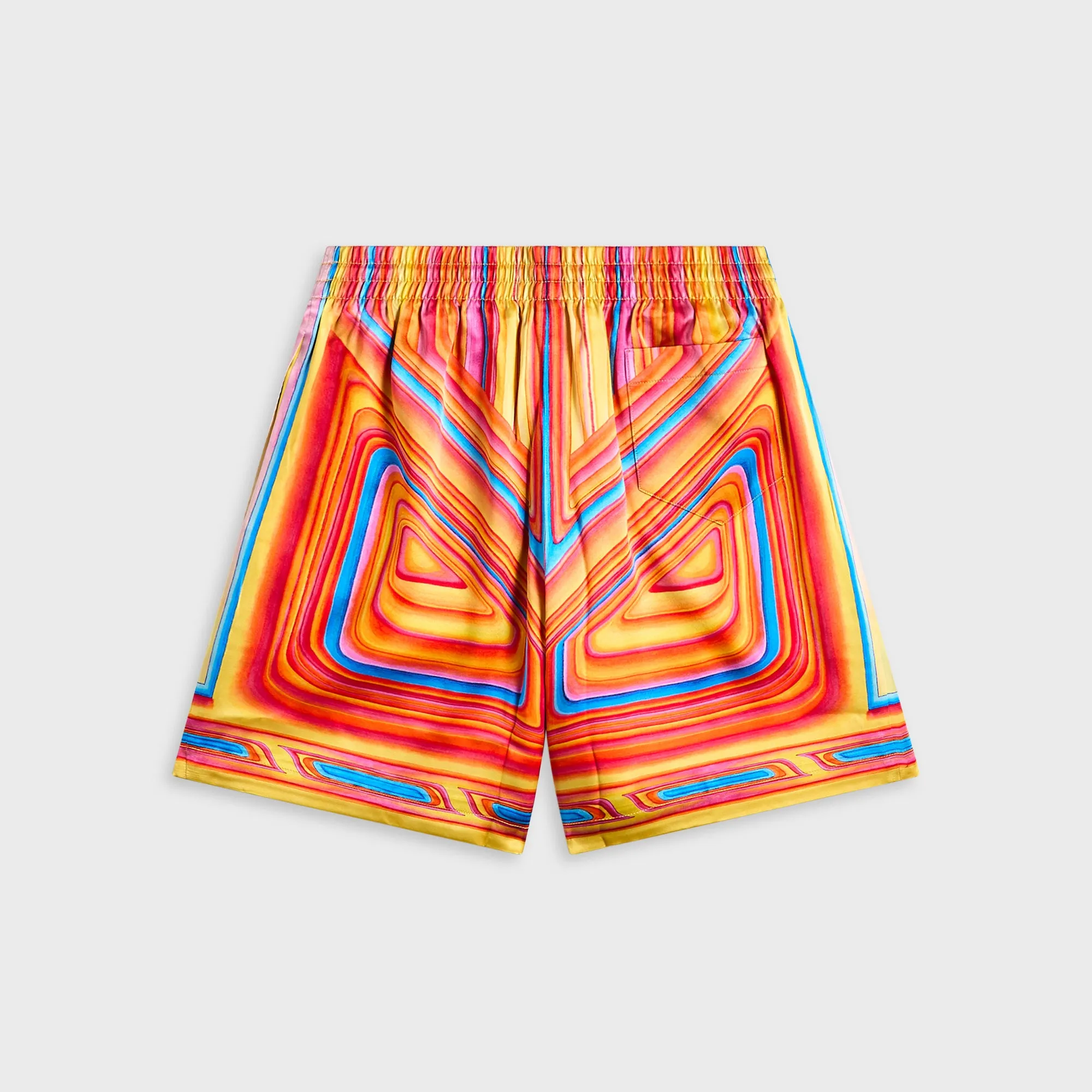 Quick Slip Odor Control Technology Casablanca Drawstring Shorts - Orange / Multicolour