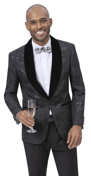 Mild Day Outfit Modern Utility Kent & Park Slim FIT Blazer J175 Black