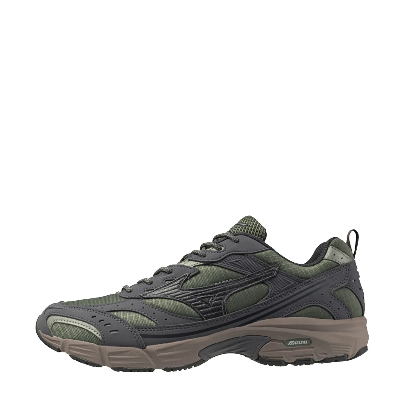 Mizuno MXR Tech Agave Green / Black / Metallic Gray Power Base Ergonomic Footbed Shape