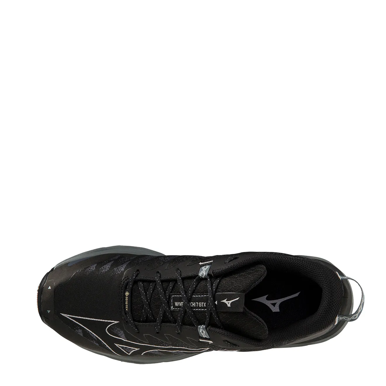 New Drop Moon Walk Mizuno Wave Daichi GTX 7 Black / Ombre Blue / Stormy Weather