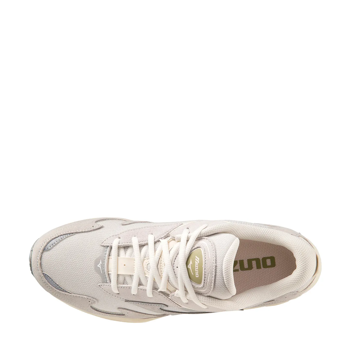 Mizuno Wave Rider Beta Trainer Nimbus Cloud / Quiet Shade / Harbour Mist Minimalist Aesthetic Design