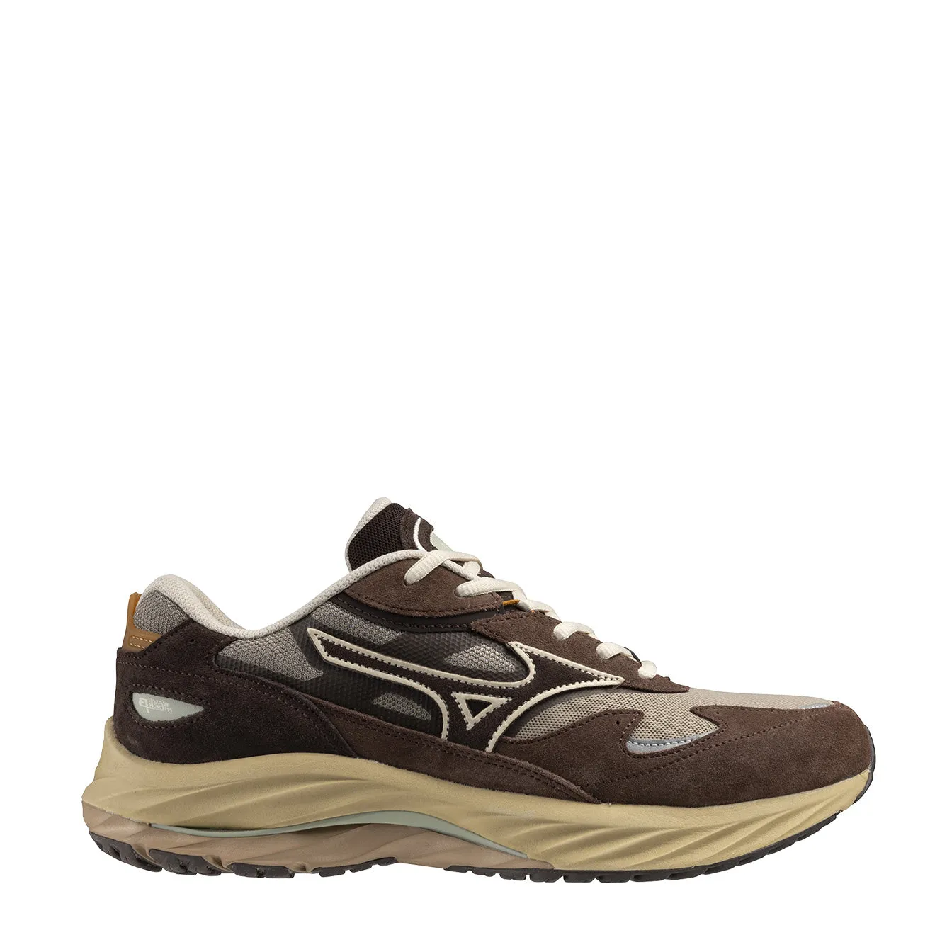 Slip On heel cup Mizuno Wave Rider Beta Trainer Vintage Khaki / Summer Sand / Chic Coffee