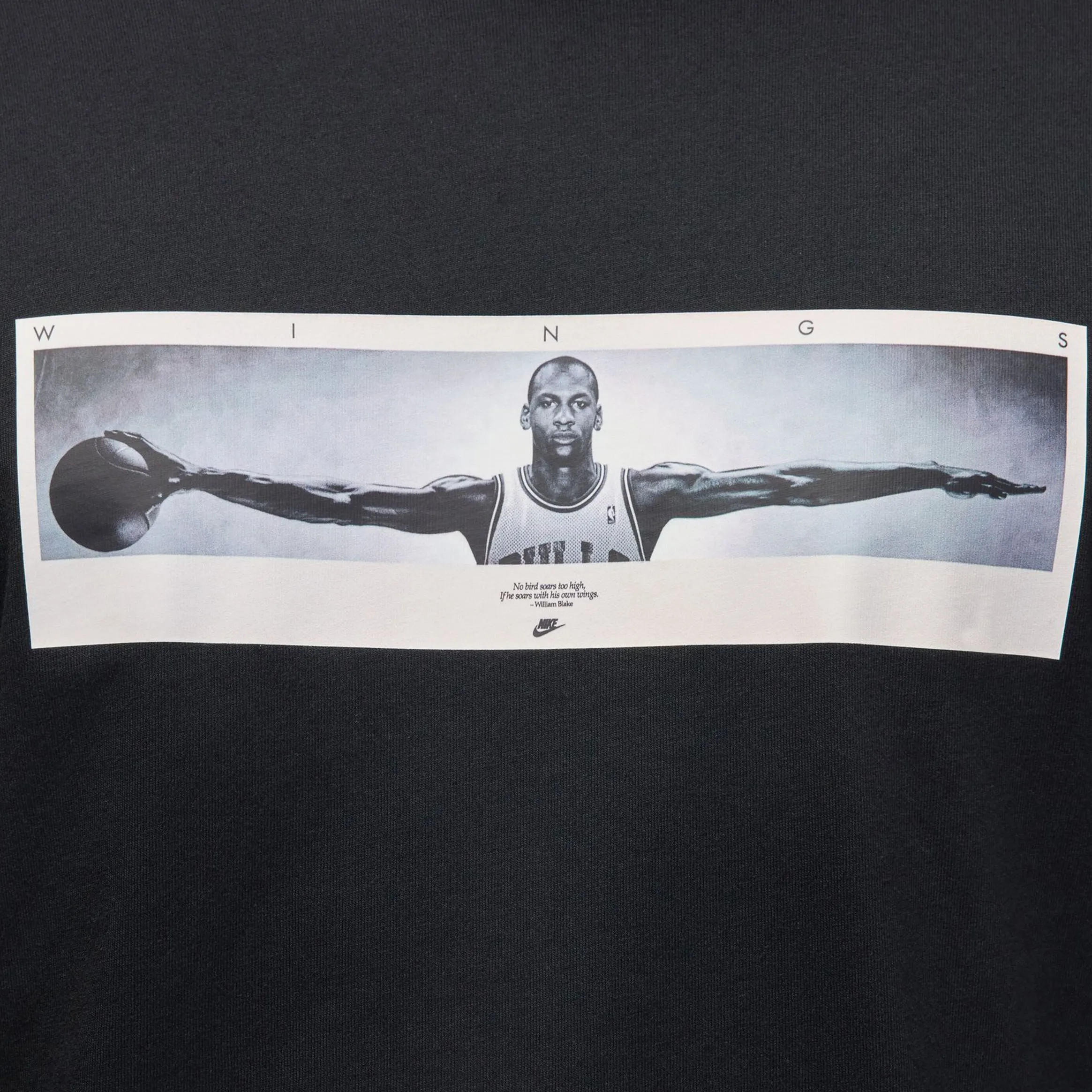 MJ Wings Brand Photo Mens Long Sleeve Shirt (Black/White) Everyday Casual All-Day Stretch