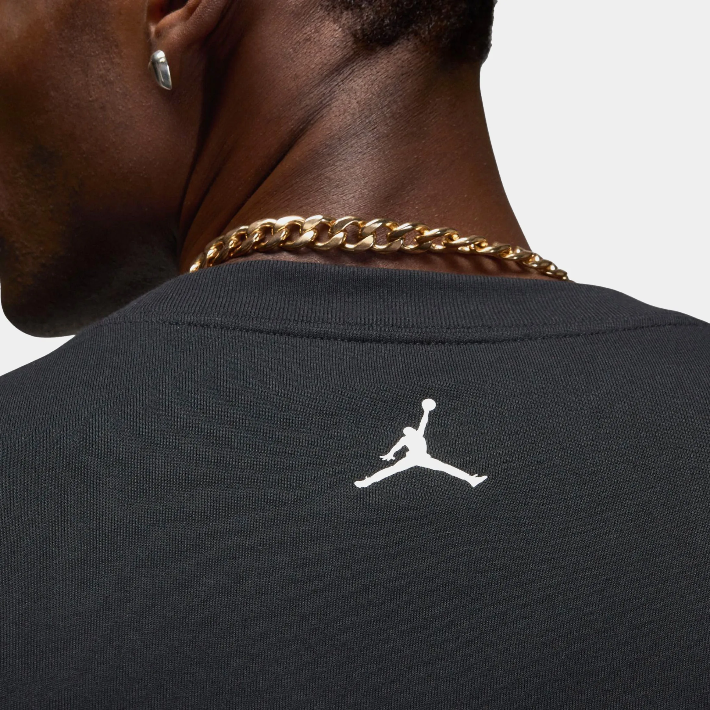 Button Down MoistureControlFibers MJ Wings Brand Photo Mens Long Sleeve Shirt (Black/White)