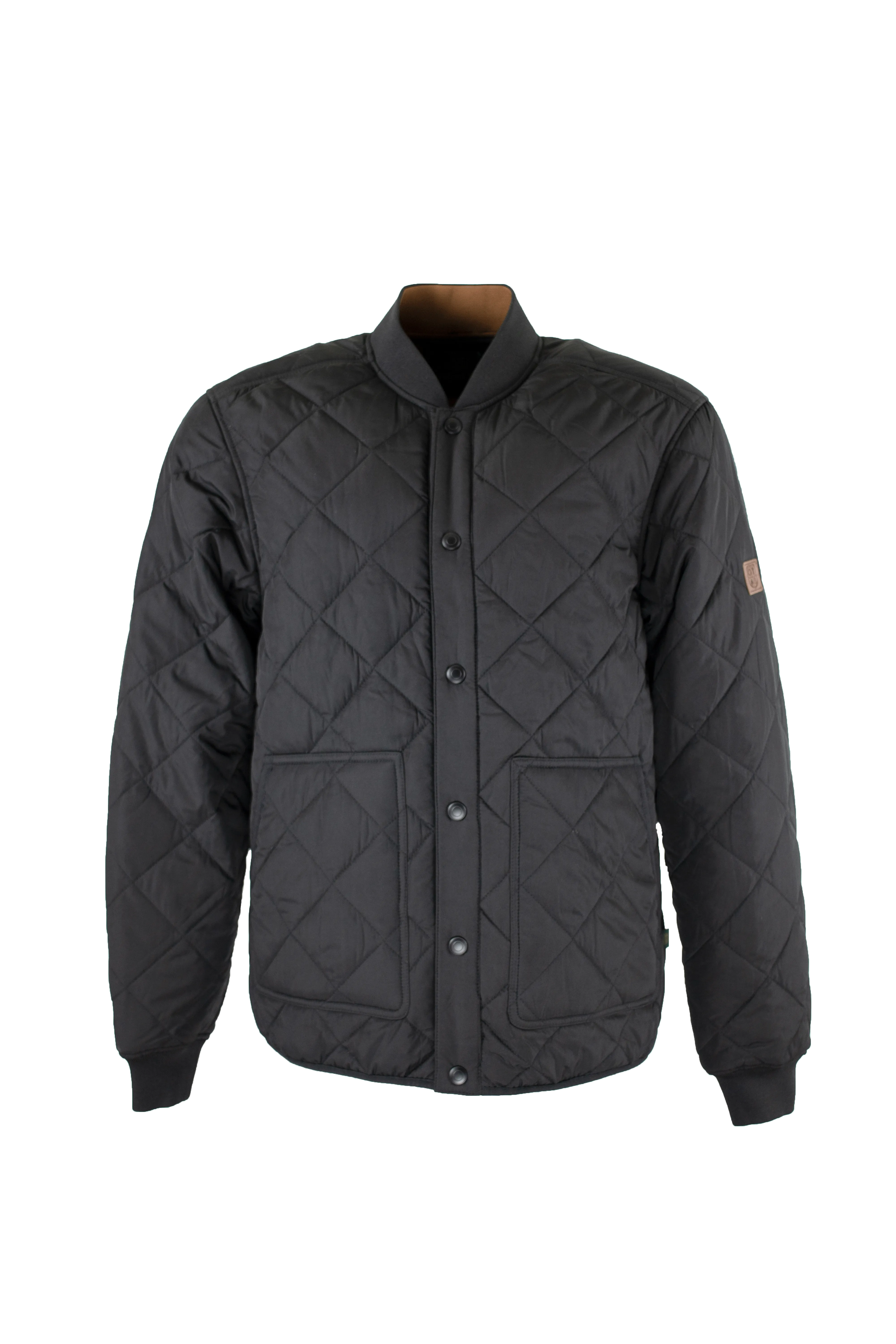 MJ005 - Men's Keswick Quilted Jacket - BLACK OdorControlClothing