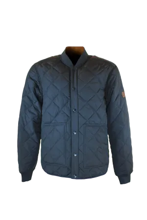 MJ005 - Men's Keswick Quilted Jacket - NAVY Hope Fit Faith Core