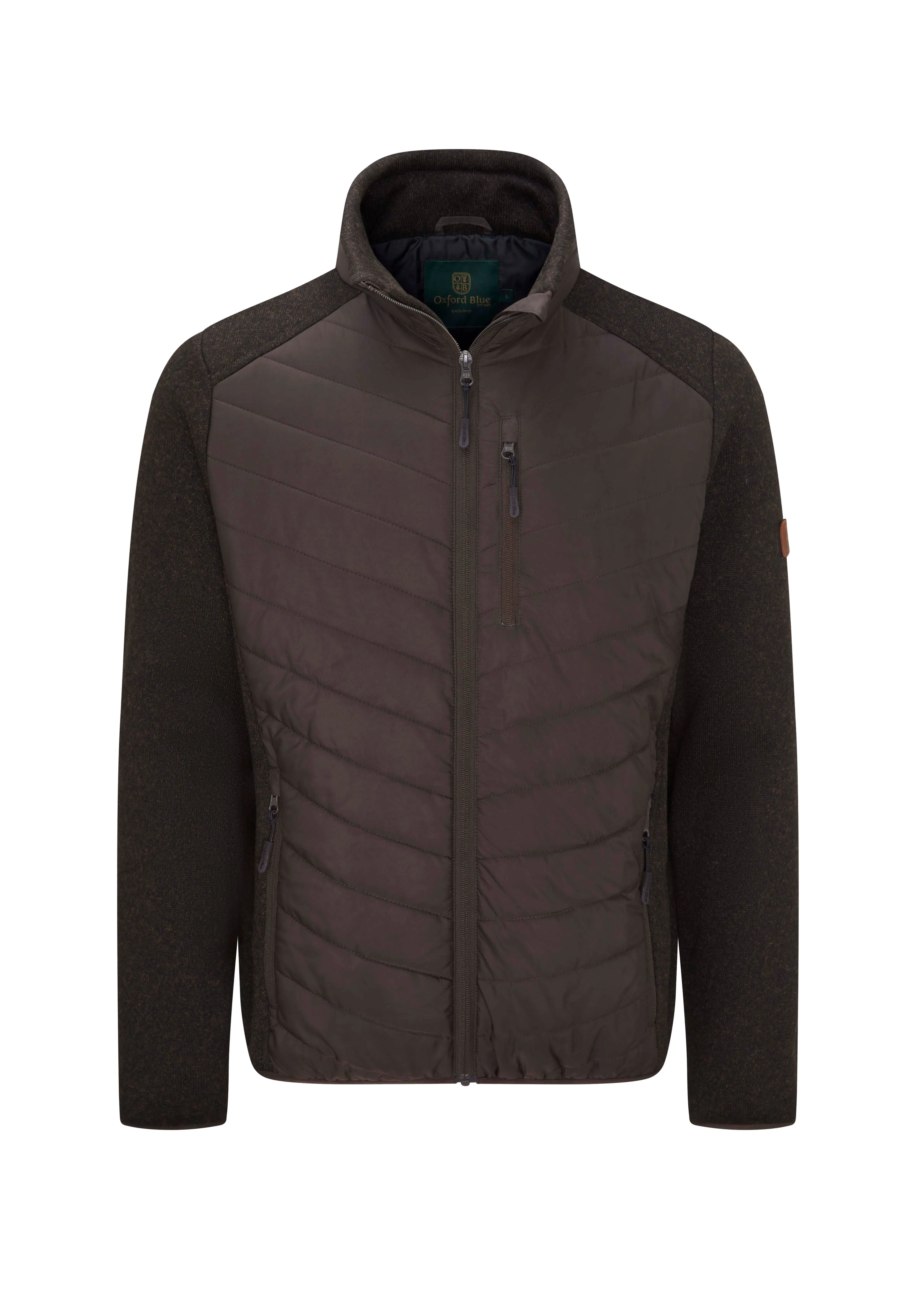 HighCollared Design MJ007 - Men's Oslo Jacket - BROWN