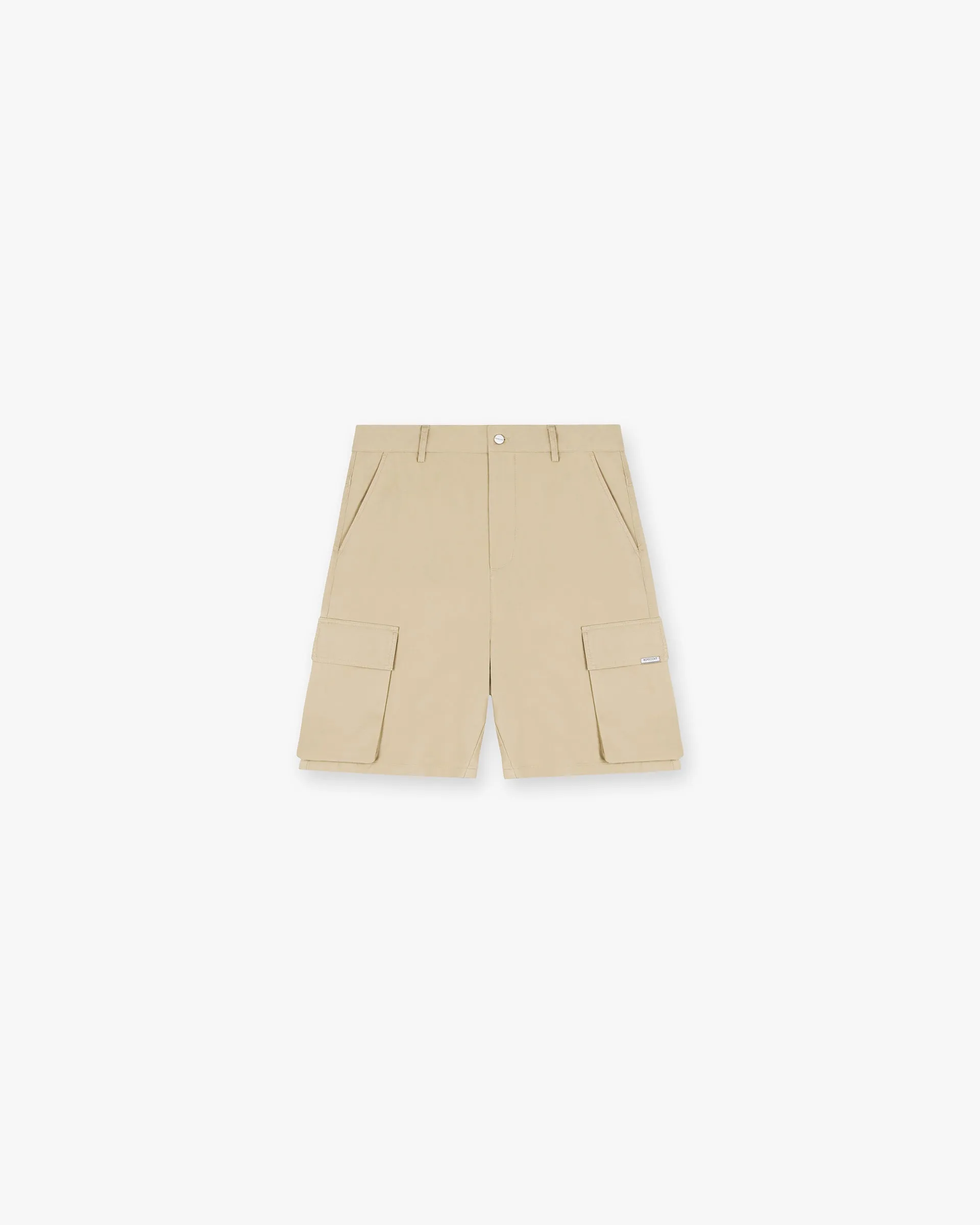 Baggy Cotton Cargo Short - Sandstone Breathable Liner