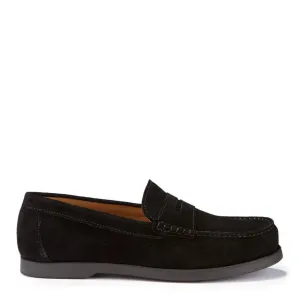 Grip Path Grip Firm Boat Loafers, black suede