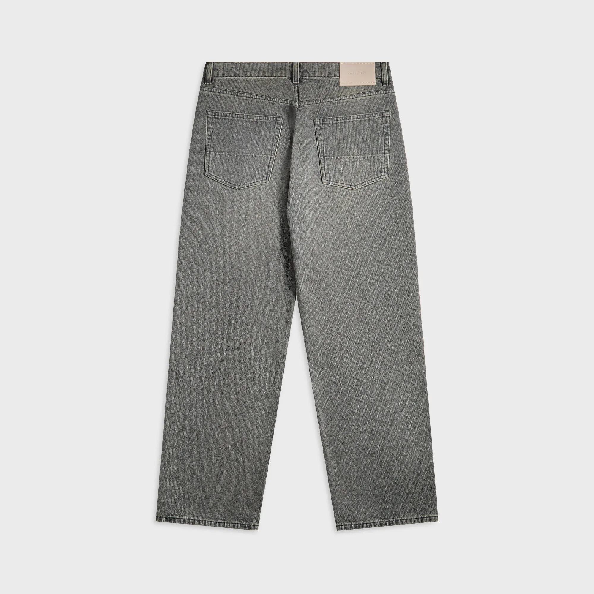 Loose Outdoor Adventure Work Meeting Effortless Design Our Legacy Third Cut Denim - Ash Dust Chain Twill