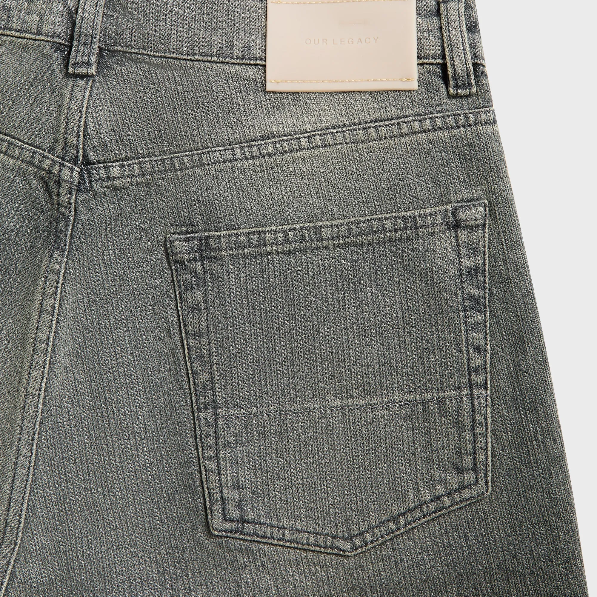 Our Legacy Third Cut Denim - Ash Dust Chain Twill Neutral Piece