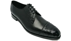 Dorchester - Black Calf / Ostrich Corporate Formal
