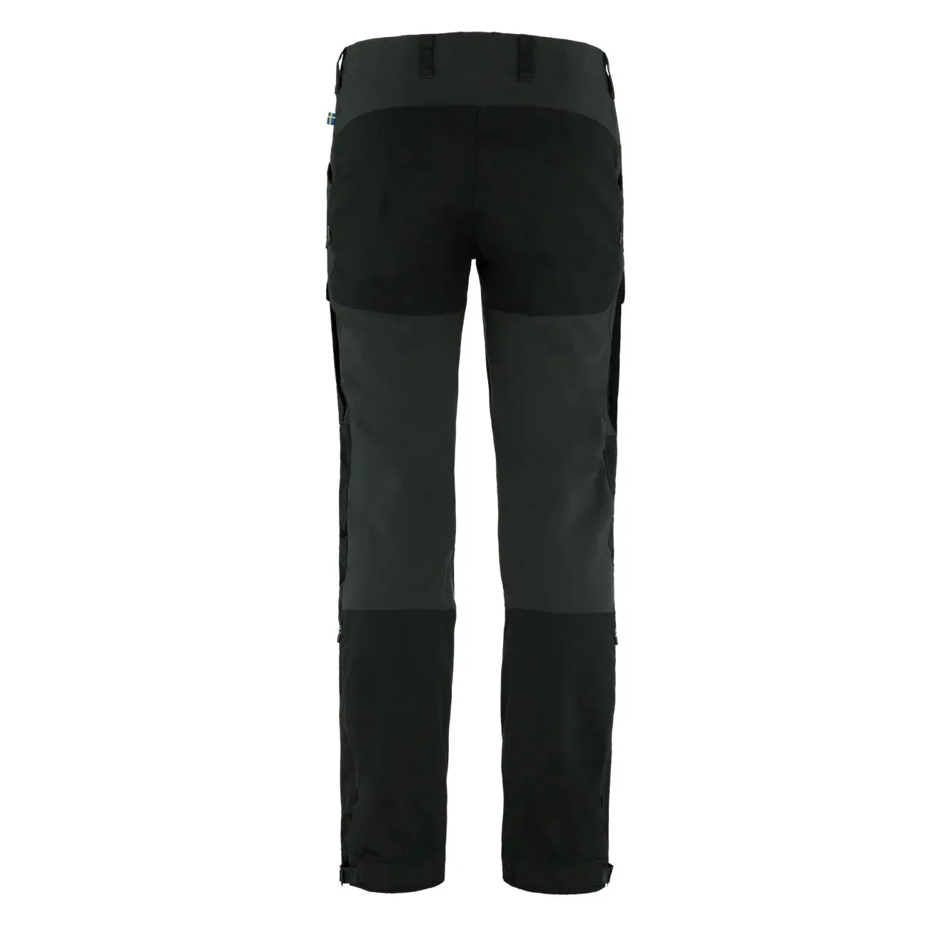 Fjallraven Keb Trousers Short Leg Black Quick-Dry Fabric