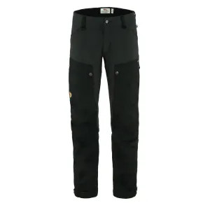 Fjallraven Keb Trousers Short Leg Black Body Contour Tough Flex