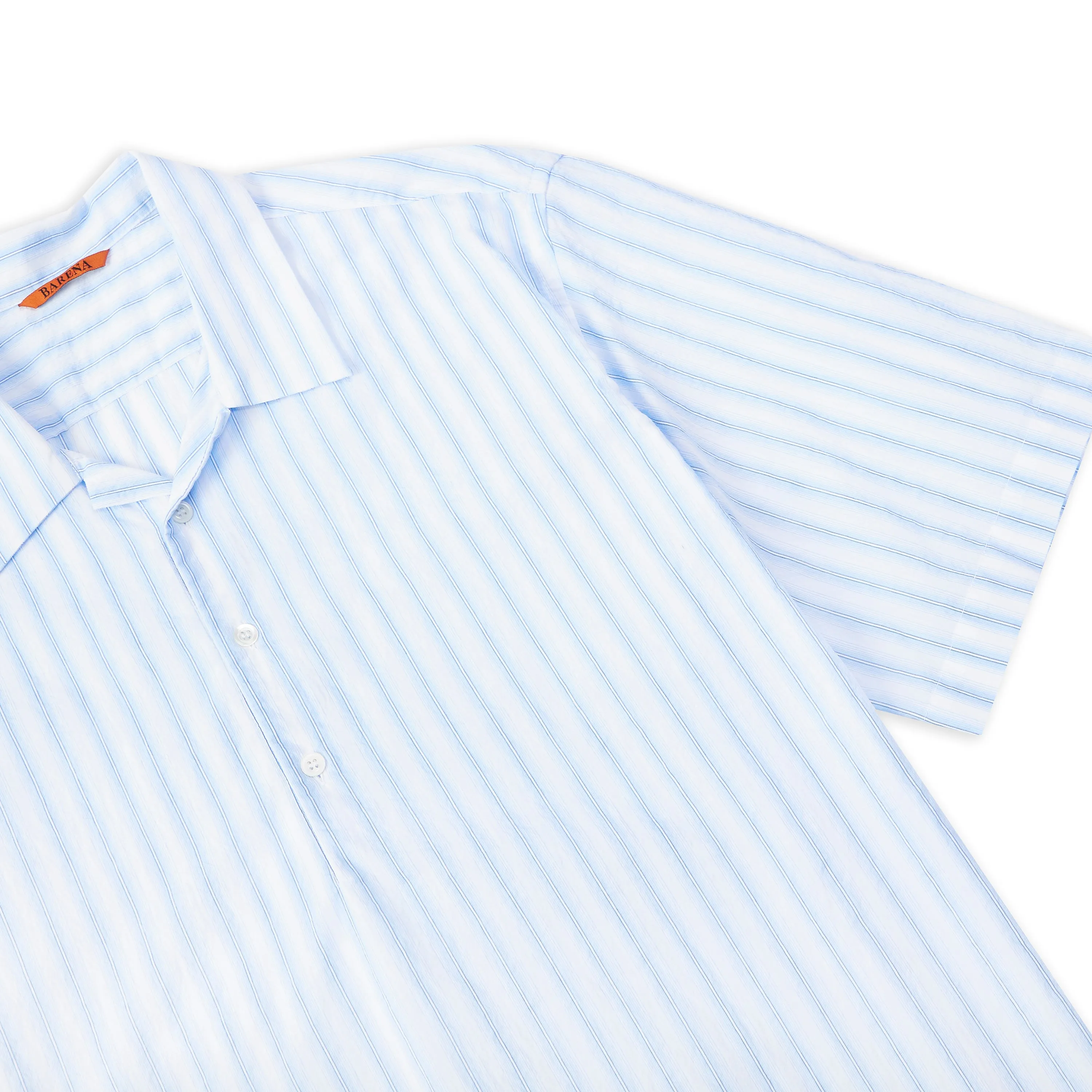 Mola Barai Short Sleeve Shirt - Cielo Seamless Shoulder Construction gender-neutral