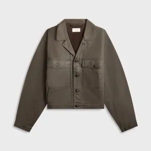 Lemaire Trucker Jacket - Dark Chocolate Hooded Comfort Fit