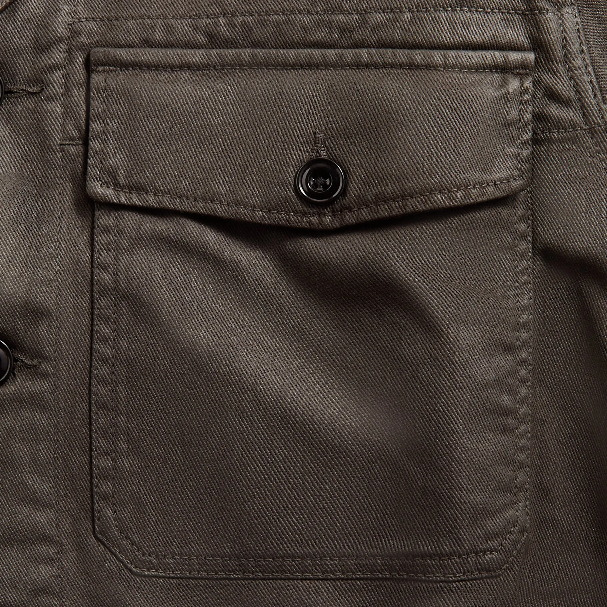 TapedSeamConstruction Lemaire Trucker Jacket - Dark Chocolate